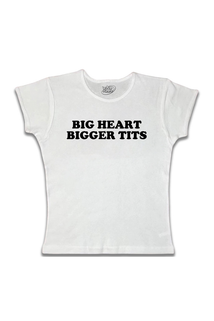 Big Heart Bigger Tits - Black Text